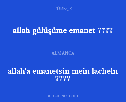 allah gülüşüme emanet ???? - allah'a emanetsin mein lacheln ????
