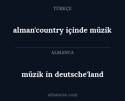 alman'country içinde müzik - müzik  in deutsche'land