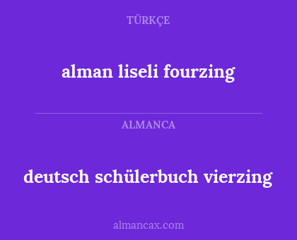 alman liseli fourzing - deutsch schülerbuch vierzing
