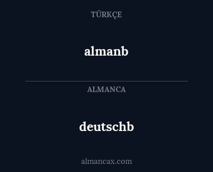 almanb - deutschb