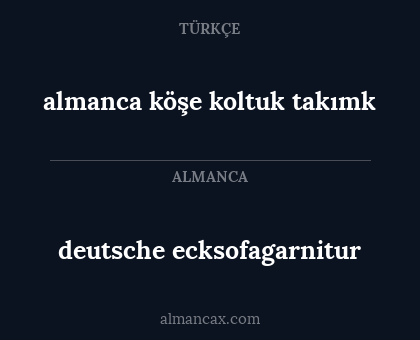 deutsche ecksofagarnitur - almanca köşe koltuk takımk