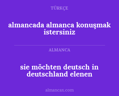 almancada almanca konuşmak istersiniz - sie möchten deutsch in deutschland elenen