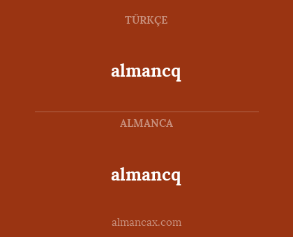 almancq - almancq
