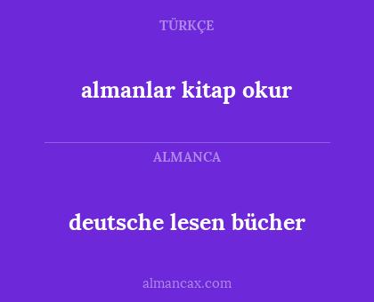 deutsche lesen bücher - almanlar kitap okur