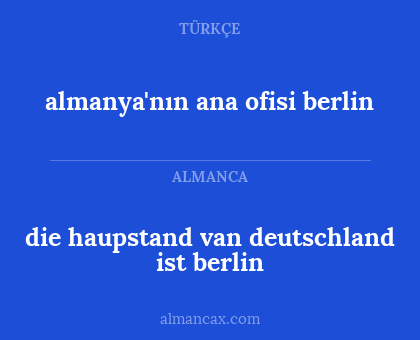 almanya'nın ana ofisi berlin - die haupstand van deutschland ist berlin