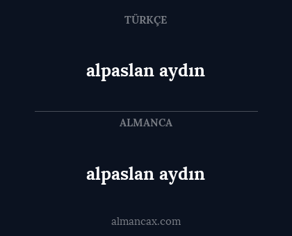 alpaslan aydın - alpaslan aydın