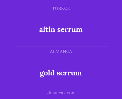 altin serrum - gold serrum