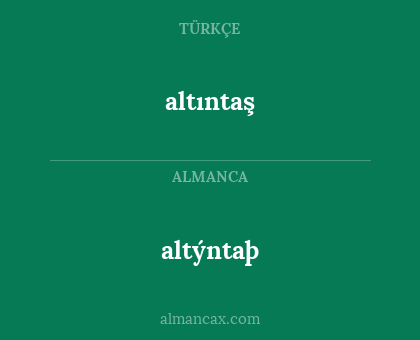 altıntaş - altýntaþ