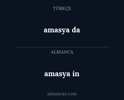amasya in - amasya da