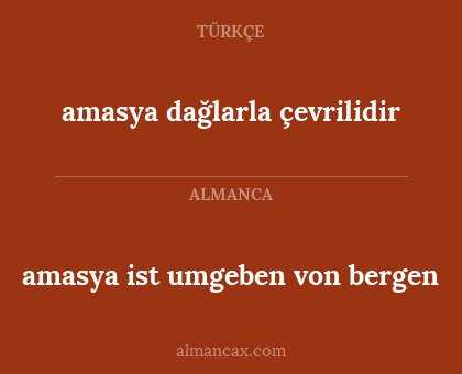 amasya dağlarla çevrilidir - amasya ist umgeben von bergen