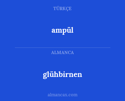 glühbirnen - ampül
