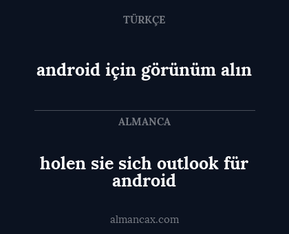 android için görünüm alın - holen sie sich outlook für android
