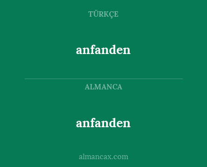 anfanden - anfanden