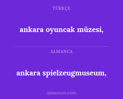 ankara oyuncak müzesi, - ankara spielzeugmuseum,