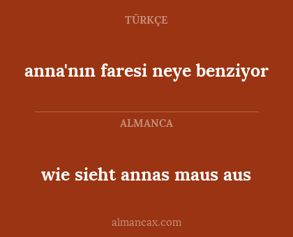 wie sieht annas maus aus - anna'nın faresi neye benziyor