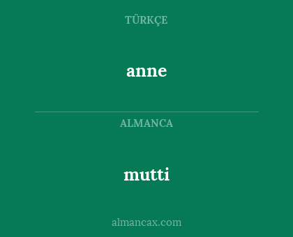 mutti - anne