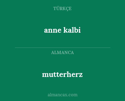 mutterherz - anne kalbi