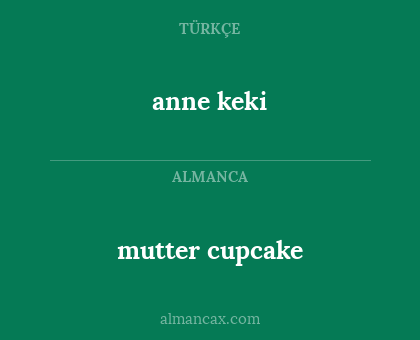 anne keki - mutter cupcake
