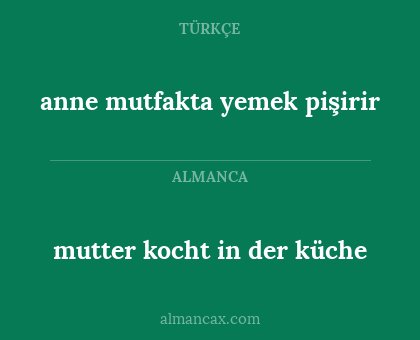 mutter kocht in der küche - anne mutfakta yemek pişirir