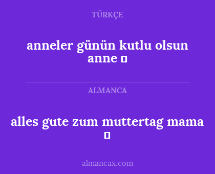 anneler günün kutlu olsun anne ♡ - alles gute zum muttertag mama ♡