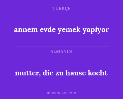 annem evde yemek yapiyor - mutter, die zu hause kocht