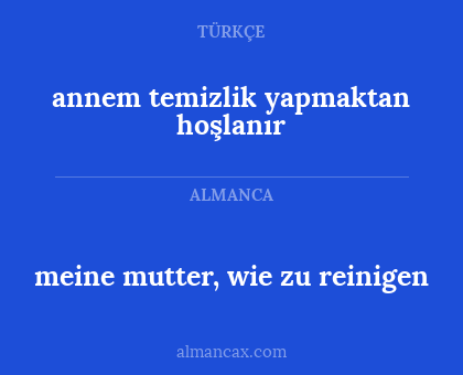 meine mutter, wie zu reinigen - annem temizlik yapmaktan hoşlanır