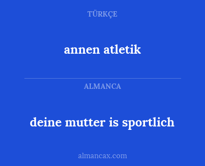 annen atletik - deine mutter is sportlich