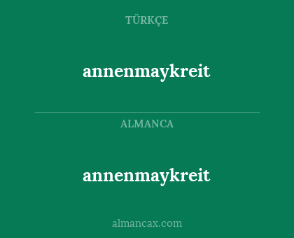 annenmaykreit - annenmaykreit