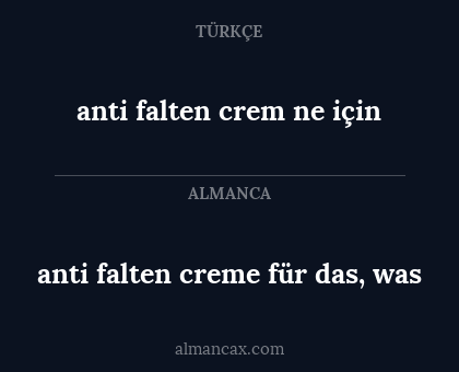 anti falten crem ne için - anti falten creme für das, was