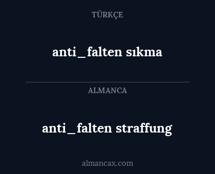 anti_falten straffung - anti_falten sıkma