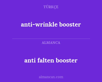 anti falten booster - anti-wrinkle booster