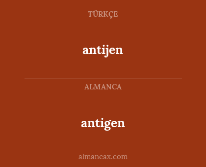 antigen - antijen