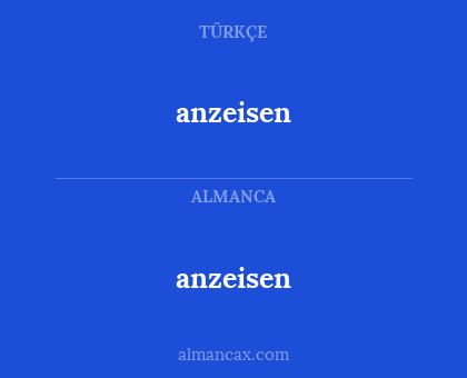 anzeisen - anzeisen