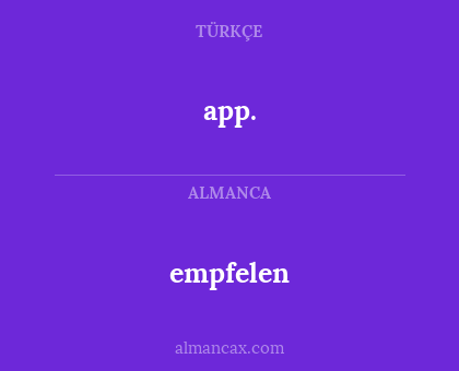 empfelen - app.