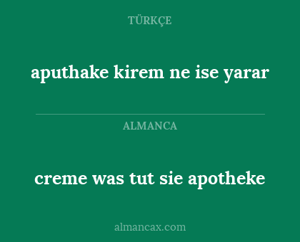 creme was tut sie apotheke - aputhake kirem ne ise yarar