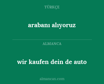 wir kaufen dein de auto - arabanı alıyoruz