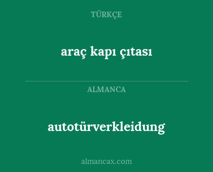 araç kapı çıtası - autotürverkleidung
