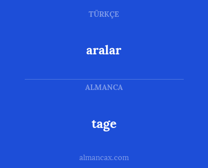 tage - aralar