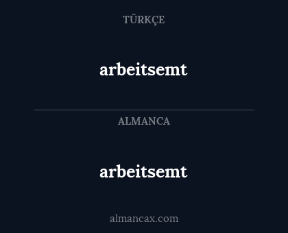 arbeitsemt - arbeitsemt