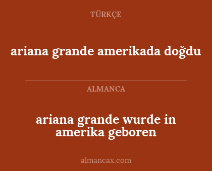 ariana grande amerikada doğdu - ariana grande wurde in amerika geboren