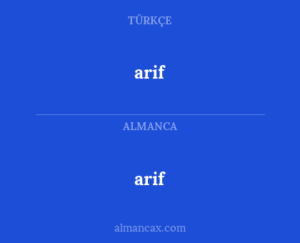 arif - arif