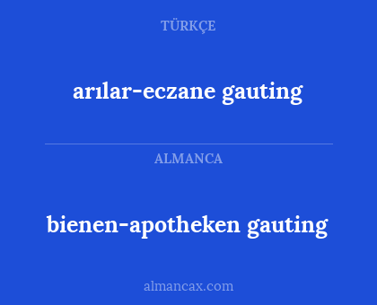 bienen-apotheken gauting - arılar-eczane gauting