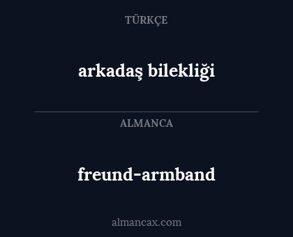 arkadaş bilekliği - freund-armband
