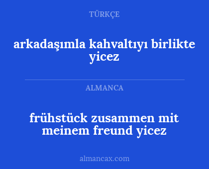 frühstück zusammen mit meinem freund yicez - arkadaşımla kahvaltıyı birlikte yicez