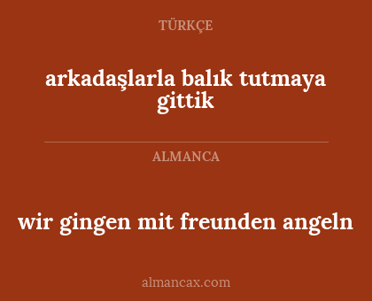 wir gingen mit freunden angeln - arkadaşlarla balık tutmaya gittik
