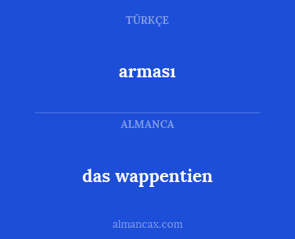 arması - das wappentien