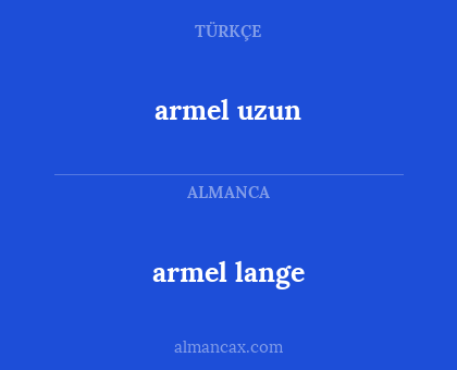 armel uzun - armel lange
