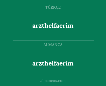 arzthelfaerim - arzthelfaerim