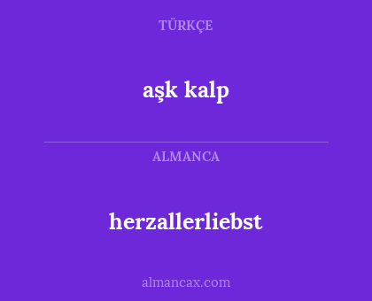 aşk kalp - herzallerliebst