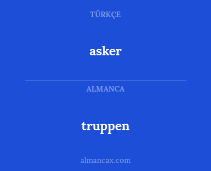 asker - truppen